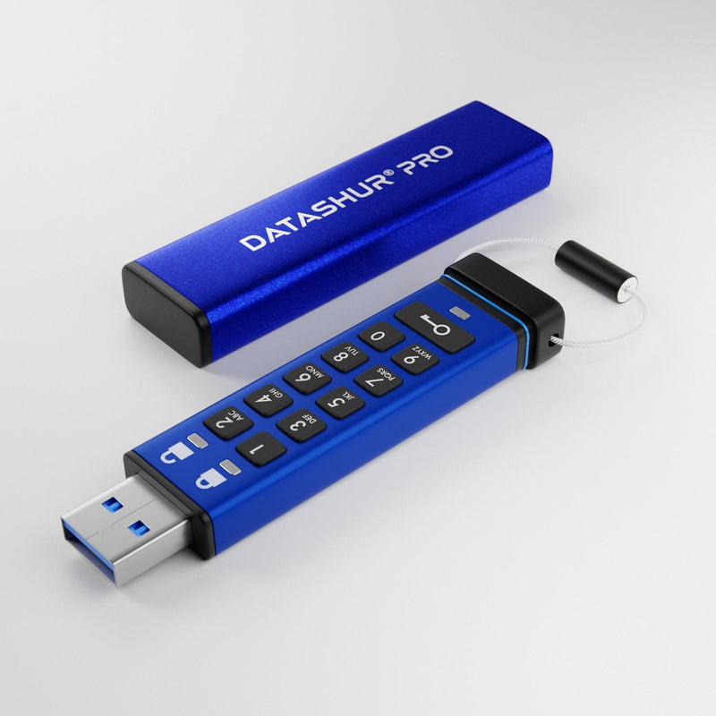 Istorage USB Flash Unidad Datashur Pro Azul Negro 32GB