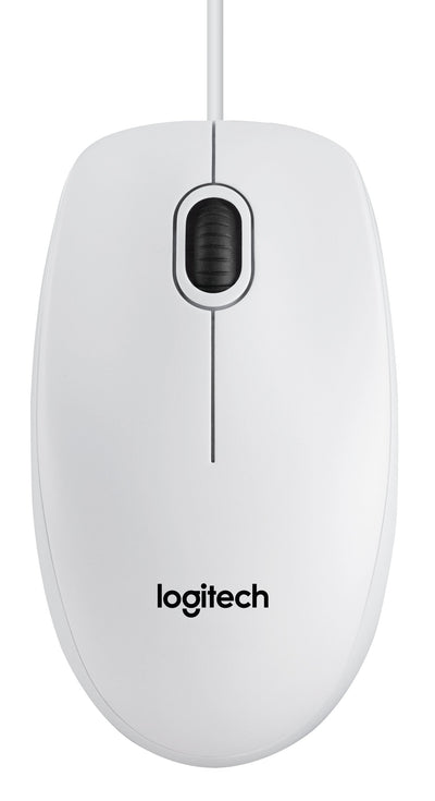 Logitech Mouse B100 Optico White 910-003360 — image 1