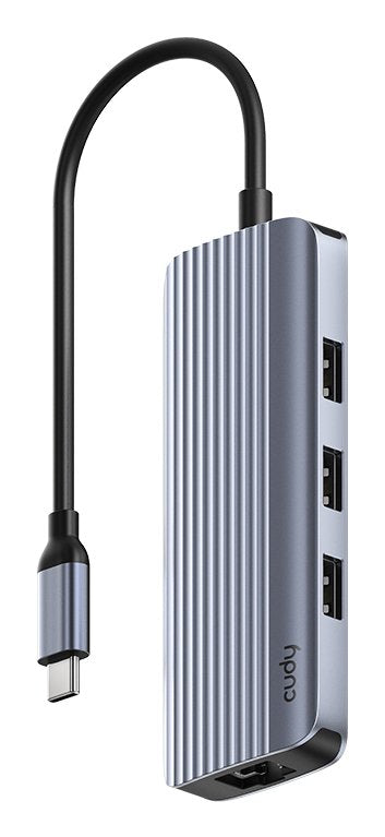 Hub Cudy 6-IN-1 USB-C With GbE & 4K60HZ HDMI — image 1