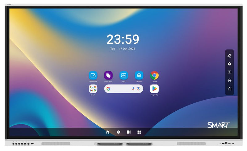 Smart GX186G-V4 Whiteboard Blanco Interactive 2,18M (86) 3840 X 2160 Pixels Pantalla Touchscreen HDMI