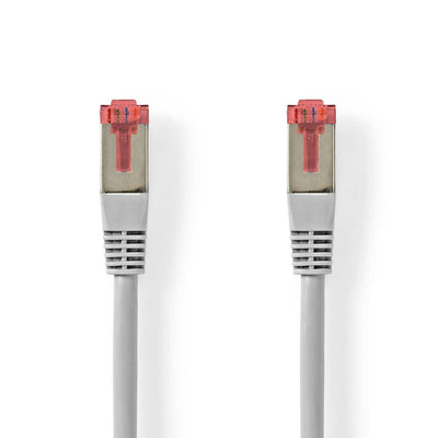 Nedis CAT.6 Cable RJ45 Connector Male RJ45 Connector Male S/FTP 20.0M Round Pvc Grey Colgador — image 1