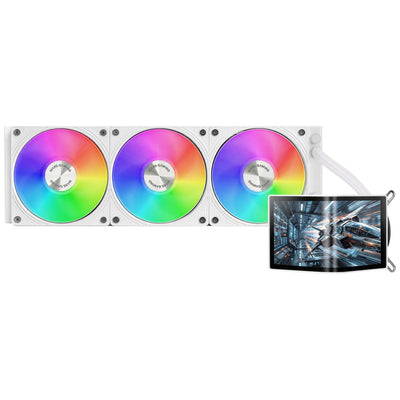 Mars Gaming Refrigeracion Liquida Ml-arc 360 White 360MM / PWM / Amoled 6.67' LGA1851, 1700 / AM5, AM4 / Tdp 6 — image 1