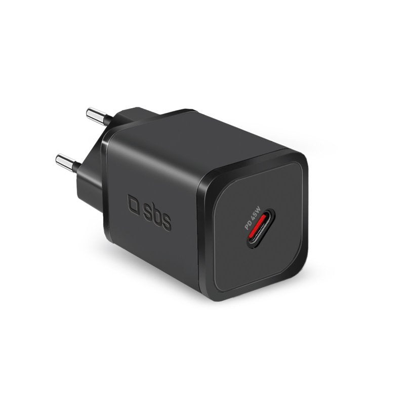 Sbs TETRGAN1C45W Charger USB-C Pd 45W Black