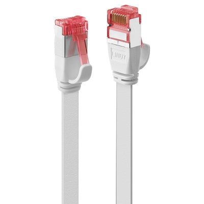 Lindy Cable CAT.6 U/UTP Flachband 2M White — image 1