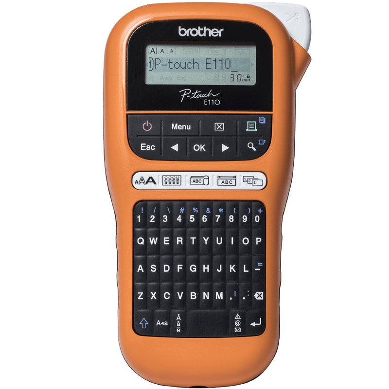 Brother PT-E110VP Printer Labels Thermal Directa Colour 180 X 180 DPI Tze QWERTY