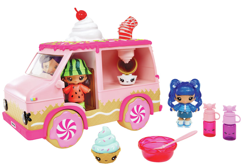Mga Entertainment Yummiland Lipgloss Truck, Vehículo Toy 541073-EUC