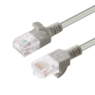 Microconnect V-UTP6A02-SLIM Network Cable Grey 2M CAT.6A U/UTP (UTP) — image 1