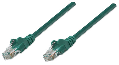 Intellinet RJ-45, M/M, 10M Network Cable CAT.5E U/UTP (UTP) Green — image 1