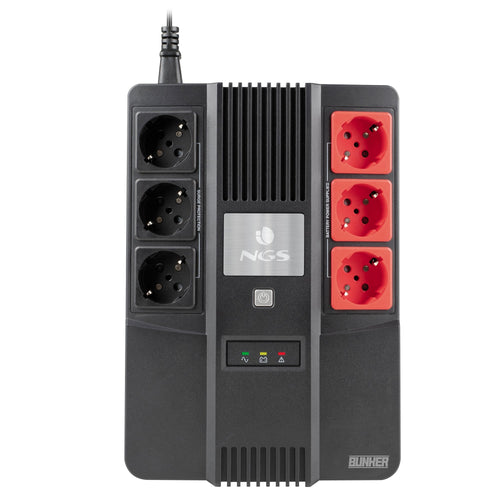 Ngs UPS Offline Fortress Bunker 600VA-360W 6 Salidas Formato Bloque — image 1