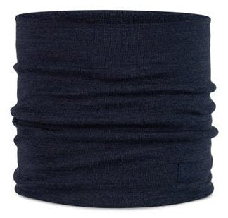 Buff Bandana Merino Heavyweight Neck Warmer Solid Indigo — image 1