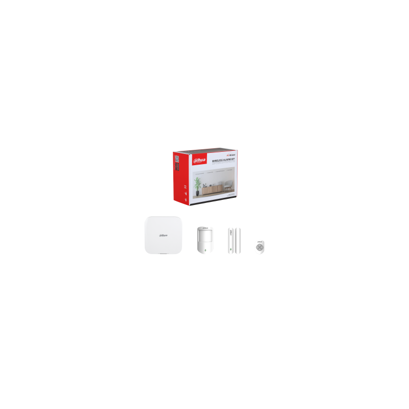 (DHI-ART-ARC3800H-03-FW2(868)-V3) Dahua Alarms Kit Alarm 4G, Includes Panel Control 150 Dispositivos Via Radio
