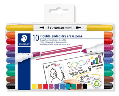 Staedtler Marcadores Whiteboard White Lumocolor Whiteboard Market 3010 C/Surtidos Case 10 Ud — image 1