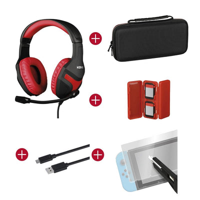 Gamer Pack - Headphone + Bag + USB-C + Protector — image 1