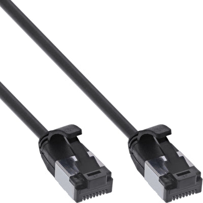 Inline® Network Cable Slim, U/FTP, CAT.8.1, Tpe Halogen-free, Black 10M — image 1