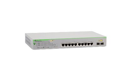 Allied Telesis GS950/10PS Gestionado Gigabit Ethernet (10/100/1000) Energía Sobre Ethernet (PoE) Green Grey