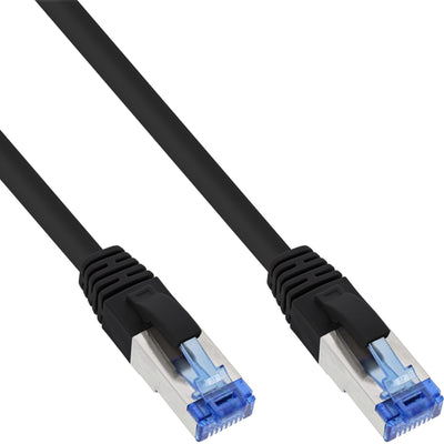 Inline Network Cable S/FTP Pimf CAT.6A Libre Halógenos 500MHZ Black 1M — image 1