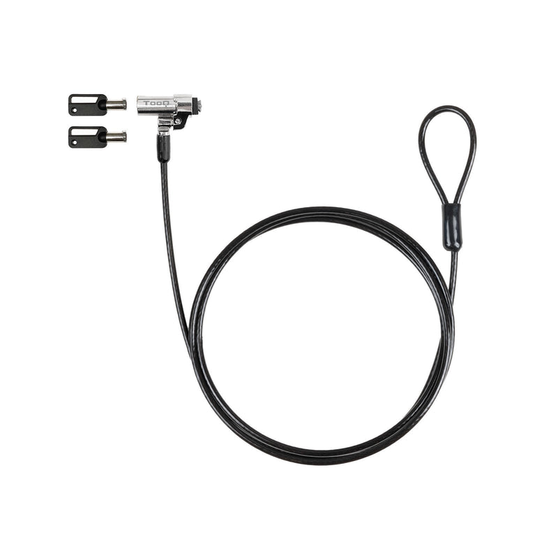 TooQ Cable Security Nano 2.5X6MM Key Laptops - Grey