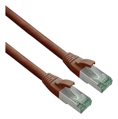 Helos 363777 Network Cable Brown 15M CAT.7 S/FTP (s-STP) — image 1