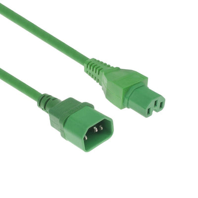 Powercord C14 - C15 Green 2.5M — image 1