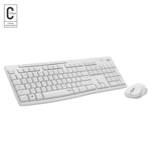 Logitech Keyboard (suizo) + Mouse MK295 Silent Combo RF Wireless Qwertz White — image 1