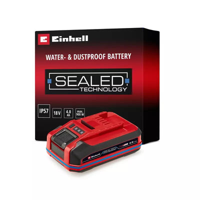 Einhell Battery Power-x-change Plus 18V 4.0AH Sellada Red/Black IP57, Resistant Water Protection Contra Cortoc — image 1