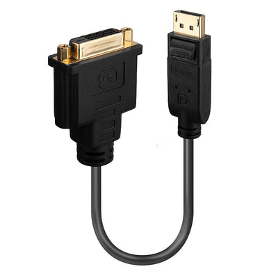 Lindy 41004 Adapter Cable Vídeo 0,15M DisplayPort DVI-d Black — image 1
