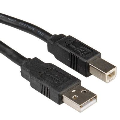 Roline Cable 11.02.8830 USB 2.0 3M USB a USB B Black — image 1