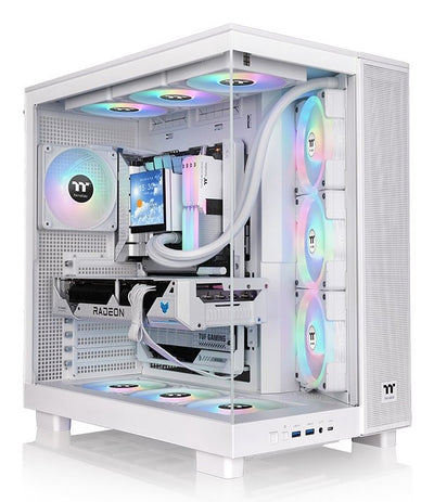 Thermaltake PC Case View 380 XL Tg ARGB Midi Tower White — image 1
