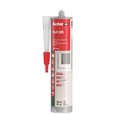 Fischer Adhesive Construcción Multi Ms 290ML, Sellador Black 503319 — image 1