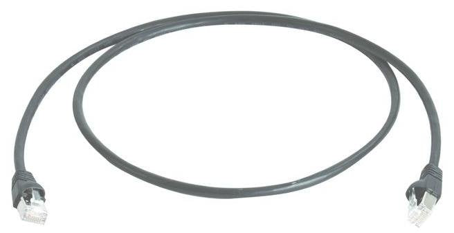 Telegärtner Network Cable SFTP CAT.6A Black 2,0M