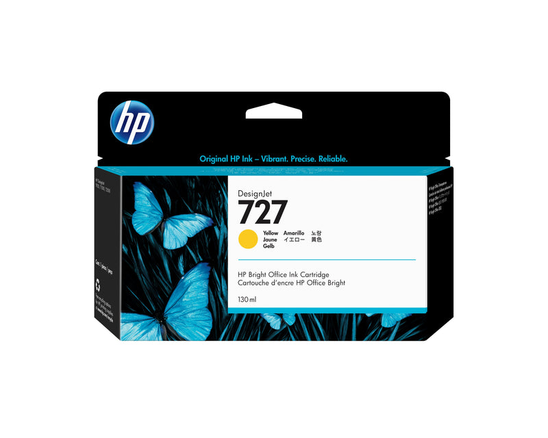 HP Ink 727 B3P21A Yellow 130ML