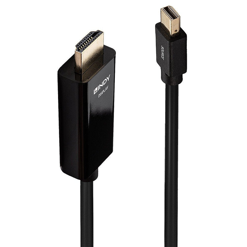 Lindy 36928 Cable 3M Mini DisplayPort HDMI Type a Standard Black