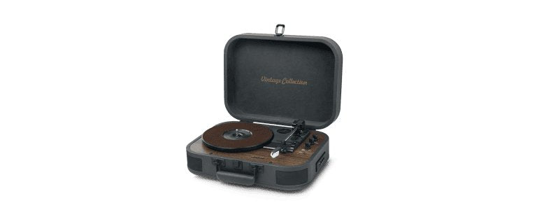 Muse MT-207DGB Black Tocadiscos With Speakers