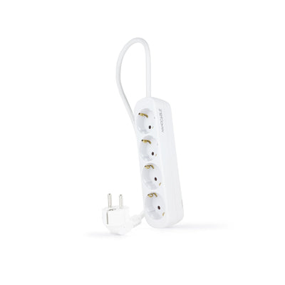 Nanocable Power Strip 4 Sockets - 1.4M - White — image 1