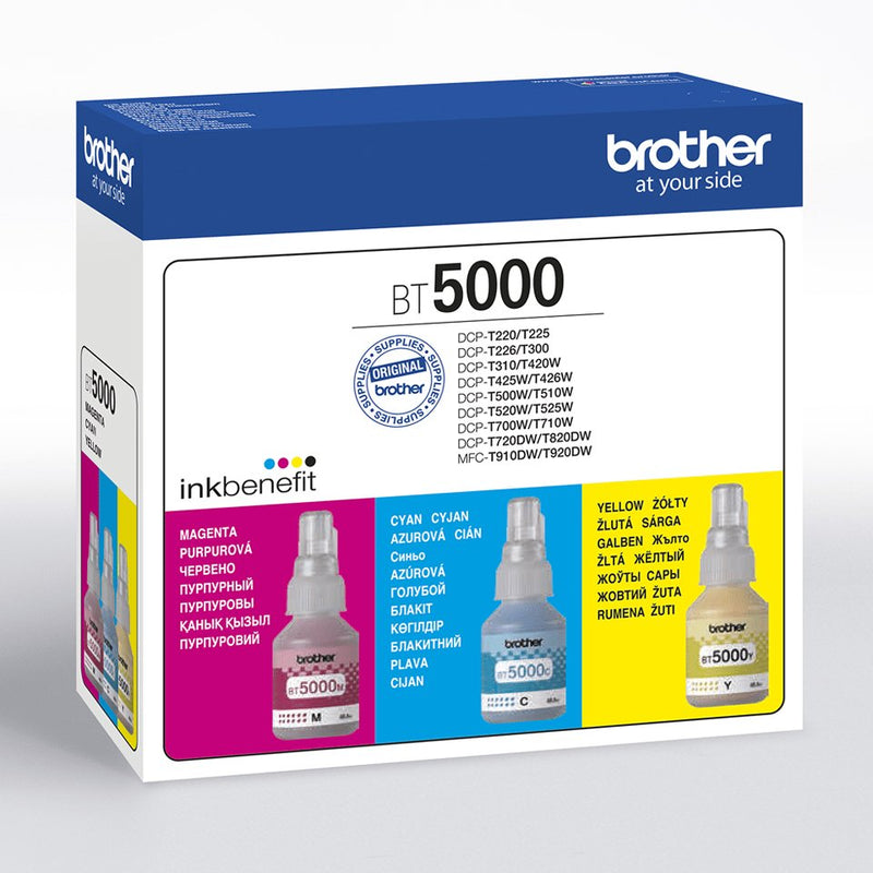 Brother BT5000 Ink Bottle Value Pack 1X C M And
