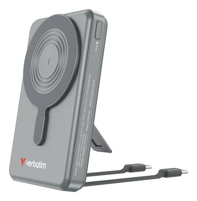 Verbatim Charge'n'go Power Bank 2C & Display 10000MAH Grey — image 1