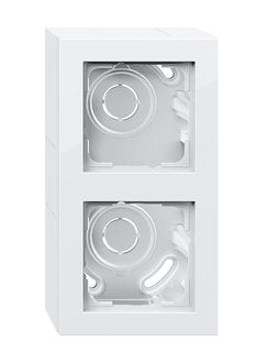 Gira 106229 Ap-carcasa 2F + Frame Gira E2 White Puro