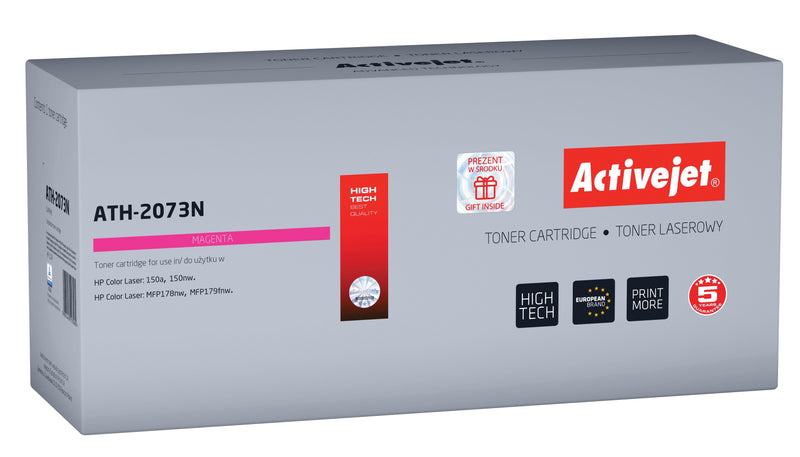 Activejet Toner ATH-2073N (reemplazo HP 117A 2073A - Supreme - 700 Páginas - Magenta