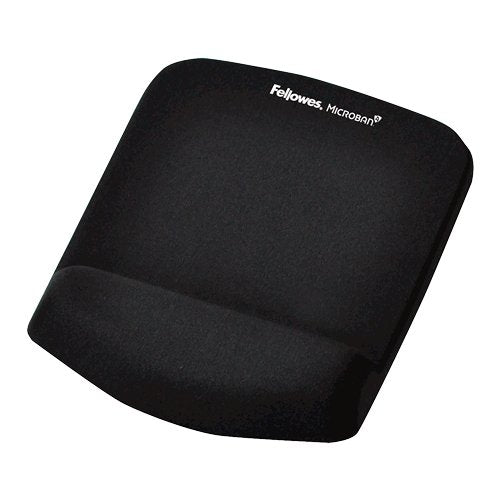 Fellowes Plushtouch Mouse Pad With Wrist Rest Foam Fusion - Base Non-slip - Material Extrasuave - Protection