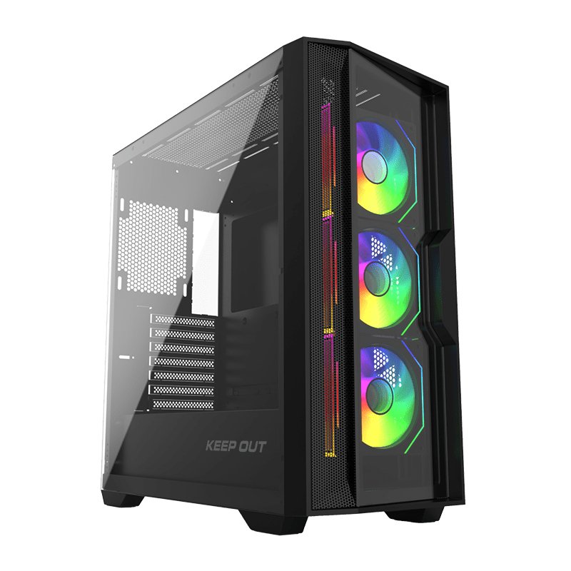 PC Case Tower E-atx XC-500 Glass ARGB Keepout