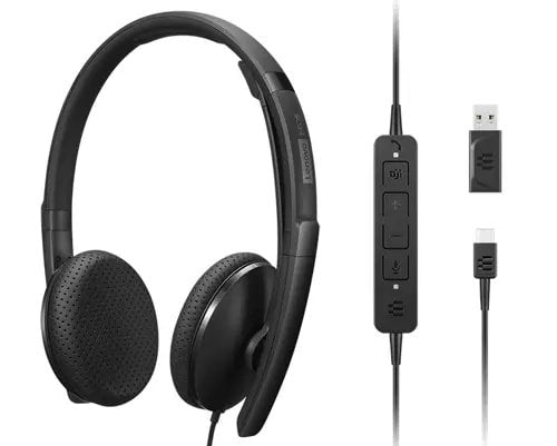 Lenovo Headphones 4XD1M45626 Alámbrico Diadema USB Type-c Black