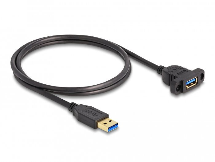Delock Superspeed USB 5Gbps Cable St a Bu 1M Assembly Sw