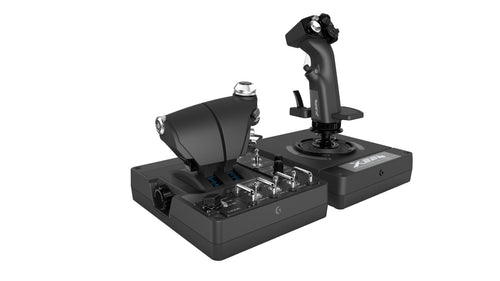 Logitech X56 Hotas Joystick + Acelerador USB - Iluminacion RGB - 31 Buttons Programables, 13 Ejes And 5 Select — image 1