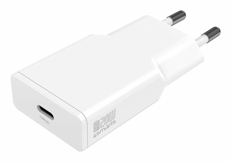 4SMARTS Wall Charger Pdplug Slim 20W GaN 1C White