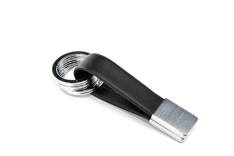 Troika Twister Anilla Keyring Black Silver