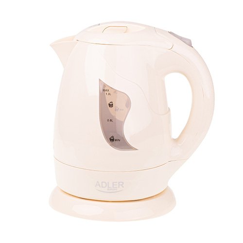 Adler Kettle Water Ad 08B 1 L Beige 850W