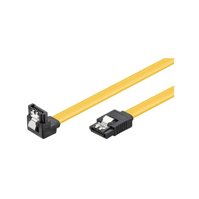 Goobay Cable Datos SATA III 0,5M 90° With Clip