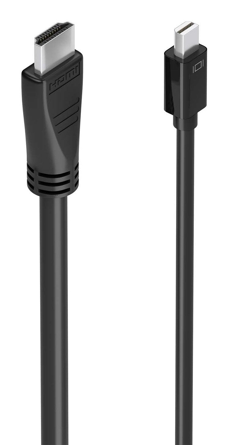 Aisens Cable Converter Mini DP a HDMI 4K@60HZ, Mini DP/M-hdmi/M, Black 5.0M
