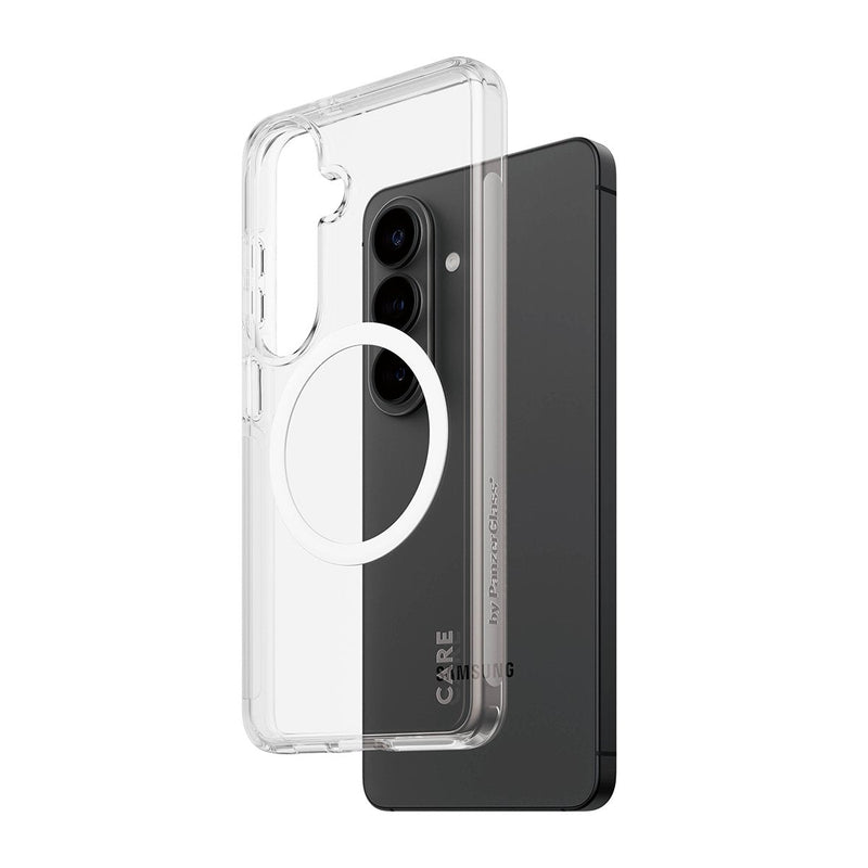 Panzerglass Care Urban Explorer Case Transparentee W. White Qi Samsung Galaxy S26