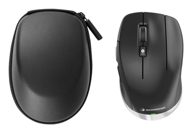 3DCONNEXION Cadmouse Compact Wireless USB-C Mouse RF Wireless + Bluetooth + USB Type-c Óptico